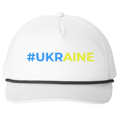 #UKRAINE Snapback Five-Panel Rope Hat