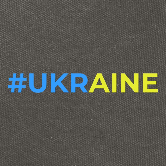 #UKRAINE Cotton Canvas Backpack