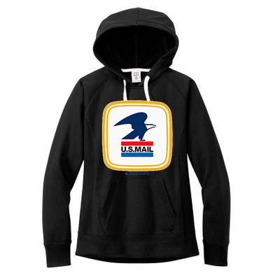 Usps Us Mail Left Chest Women's Fleece Hoodie