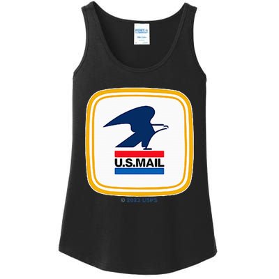 Usps Us Mail Left Chest Ladies Essential Tank