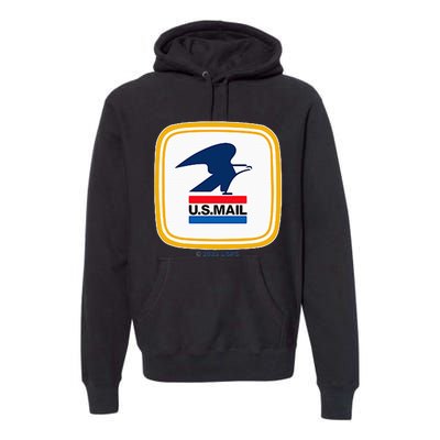 Usps Us Mail Left Chest Premium Hoodie