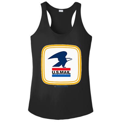 Usps Us Mail Left Chest Ladies PosiCharge Competitor Racerback Tank