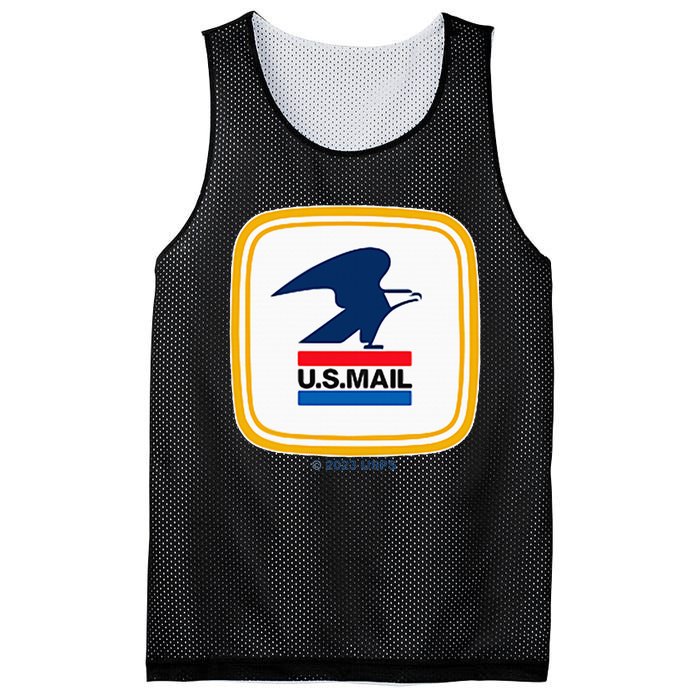 Usps Us Mail Left Chest Mesh Reversible Basketball Jersey Tank