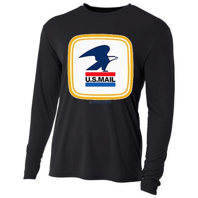 Usps Us Mail Left Chest Cooling Performance Long Sleeve Crew