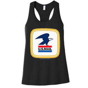 Usps Us Mail Left Chest Women's Racerback Tank