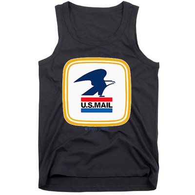 Usps Us Mail Left Chest Tank Top