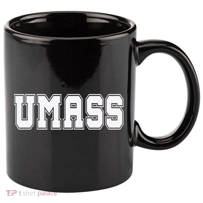Umass 11oz C Handle Ceramic Mug