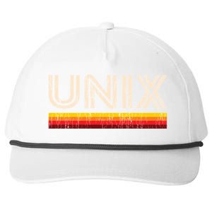 Unix Snapback Five-Panel Rope Hat