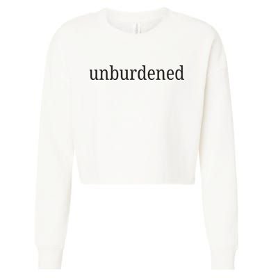 Unburdened Cropped Pullover Crew