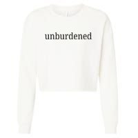 Unburdened Cropped Pullover Crew