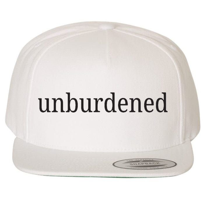 Unburdened Wool Snapback Cap