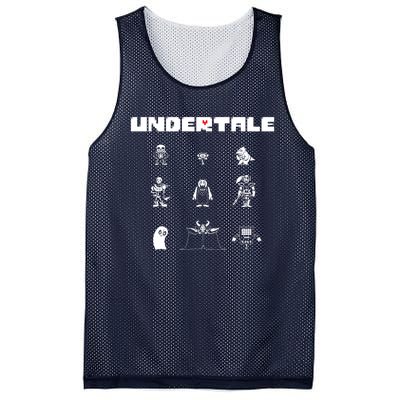 Undertale Mesh Reversible Basketball Jersey Tank