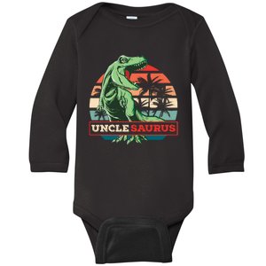 UNCLESAURUS Baby Long Sleeve Bodysuit