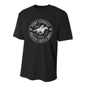 Usps Usps Pony Express Youth Performance Sprint T-Shirt