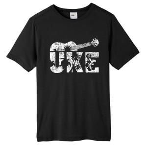 Uke Ukulele Player Ukulelist Music Guitarist Tall Fusion ChromaSoft Performance T-Shirt