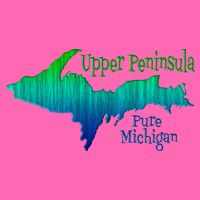 Up Upper Peninsula Michigan Ombre Yoopers 906 Stripe Pom Pom Beanie