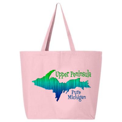 Up Upper Peninsula Michigan Ombre Yoopers 906 25L Jumbo Tote