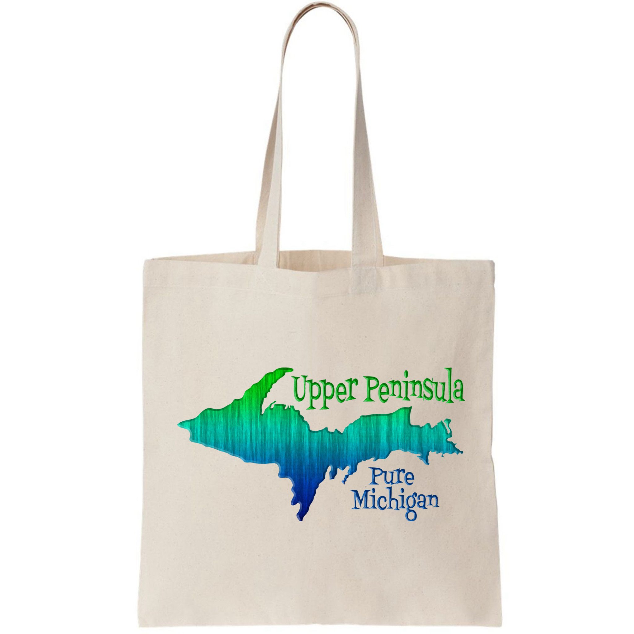 Up Upper Peninsula Michigan Ombre Yoopers 906 Bag