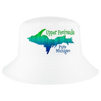 Up Upper Peninsula Michigan Ombre Yoopers 906 Cool Comfort Performance Bucket Hat