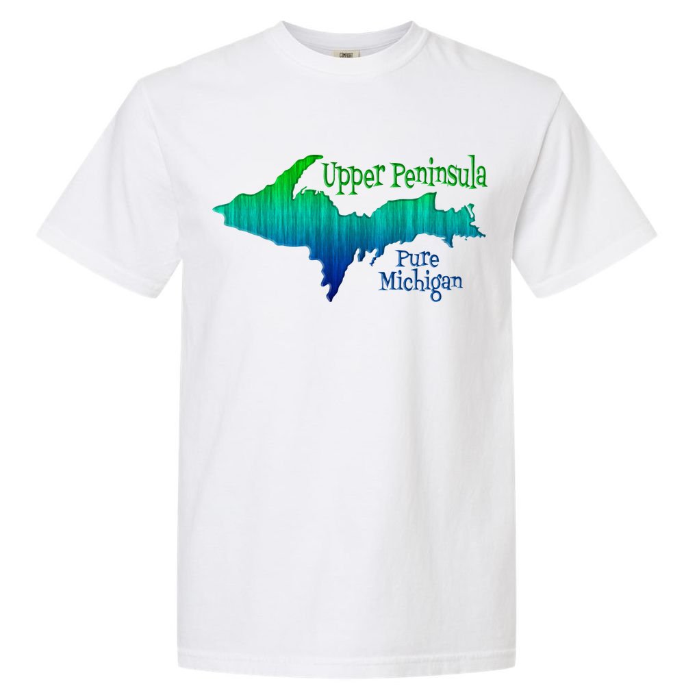 Up Upper Peninsula Michigan Ombre Yoopers 906 Comfort Colors T-Shirt