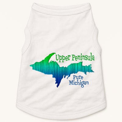Up Upper Peninsula Michigan Ombre Yoopers 906 Doggie Tank