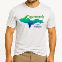 Up Upper Peninsula Michigan Ombre Yoopers 906 Cooling Performance Crew T-Shirt
