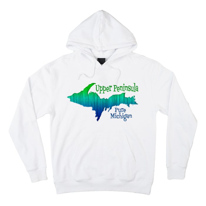 Up Upper Peninsula Michigan Ombre Yoopers 906 Hoodie