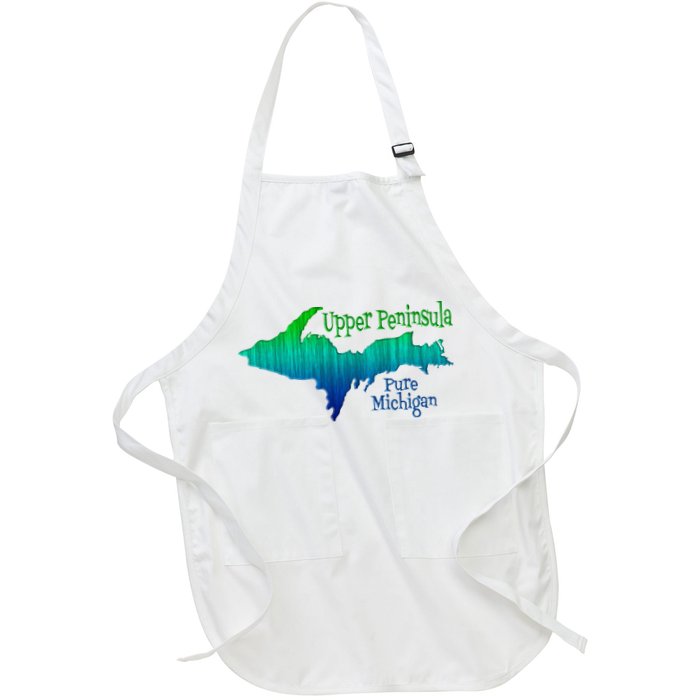 Up Upper Peninsula Michigan Ombre Yoopers 906 Apron