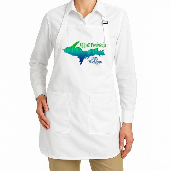 Up Upper Peninsula Michigan Ombre Yoopers 906 Apron