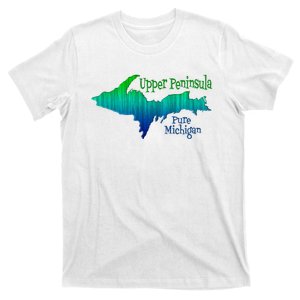 Up Upper Peninsula Michigan Ombre Yoopers 906 T-Shirt