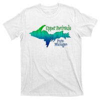 Up Upper Peninsula Michigan Ombre Yoopers 906 T-Shirt