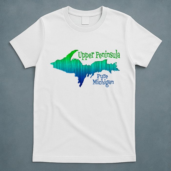 Up Upper Peninsula Michigan Ombre Yoopers 906 T-Shirt
