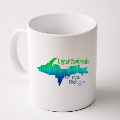 Up Upper Peninsula Michigan Ombre Yoopers 906 Mug