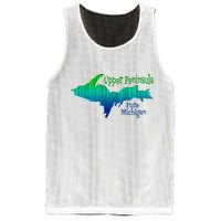 Up Upper Peninsula Michigan Ombre Yoopers 906 Mesh Reversible Basketball Jersey Tank