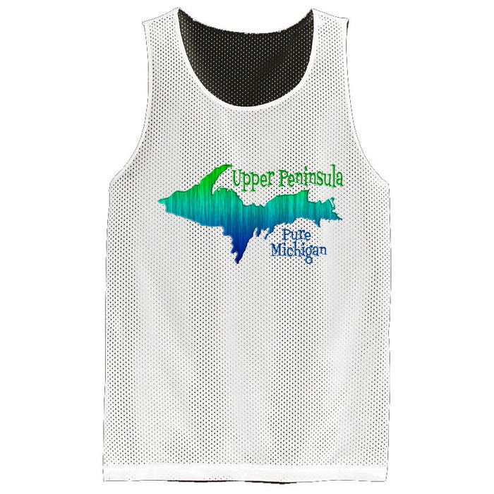 Up Upper Peninsula Michigan Ombre Yoopers 906 Mesh Reversible Basketball Jersey Tank