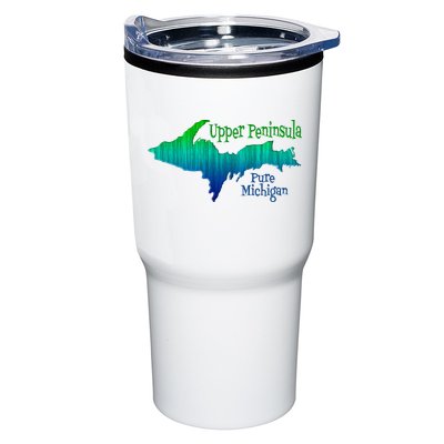 Up Upper Peninsula Michigan Ombre Yoopers 906 Tumbler