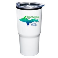 Up Upper Peninsula Michigan Ombre Yoopers 906 Tumbler