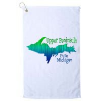 Up Upper Peninsula Michigan Ombre Yoopers 906 Golf Towel