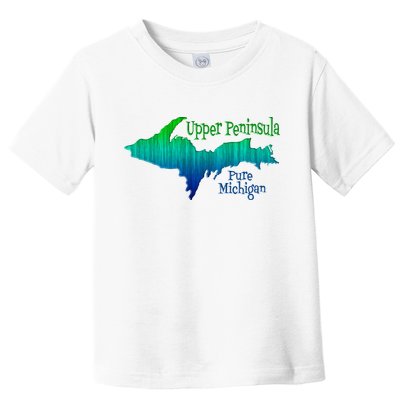 Up Upper Peninsula Michigan Ombre Yoopers 906 Toddler T-Shirt