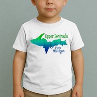 Up Upper Peninsula Michigan Ombre Yoopers 906 Toddler T-Shirt