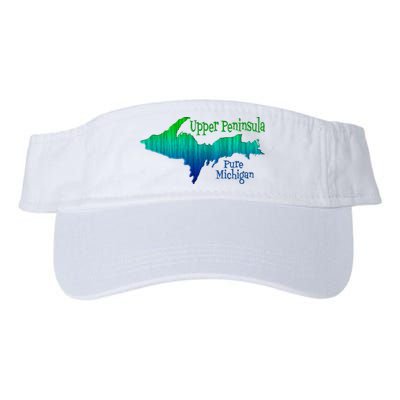 Up Upper Peninsula Michigan Ombre Yoopers 906 Visor