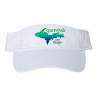 Up Upper Peninsula Michigan Ombre Yoopers 906 Visor