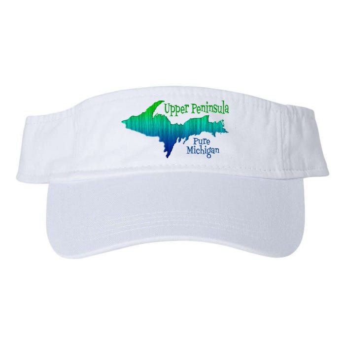 Up Upper Peninsula Michigan Ombre Yoopers 906 Visor