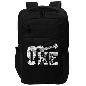 Uke Ukulele Player Ukulelist Music Guitarist Impact Tech Backpack