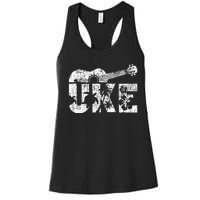 Uke Ukulele Player Ukulelist Music Guitarist Women's Racerback Tank