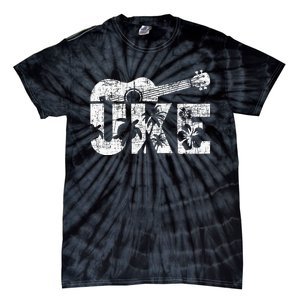 Uke Ukulele Player Ukulelist Music Guitarist Tie-Dye T-Shirt