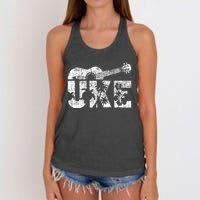 Uke Ukulele Player Ukulelist Music Guitarist Women's Knotted Racerback Tank