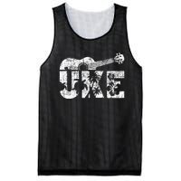 Uke Ukulele Player Ukulelist Music Guitarist Mesh Reversible Basketball Jersey Tank