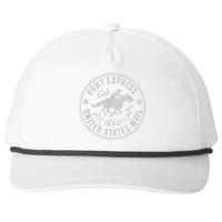 Usps Usps Pony Express Gift Snapback Five-Panel Rope Hat