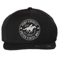 Usps Usps Pony Express Gift Wool Snapback Cap